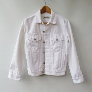 Reformation Denim White Arctic Jean Jacket